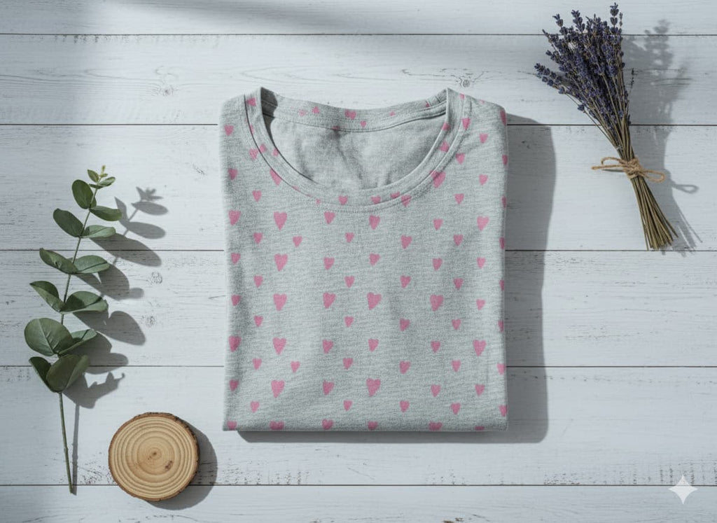 Irah Vastra ribbed T-shirt — front model view with product flatlay